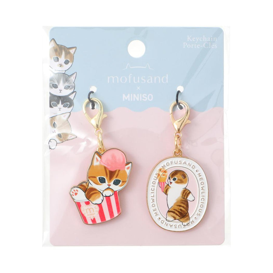 mofusand Ice Cream Series Metal Pendant Set (C)