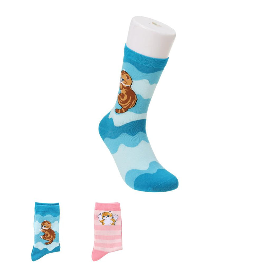 mofusand Ice Cream Series Crew Socks
