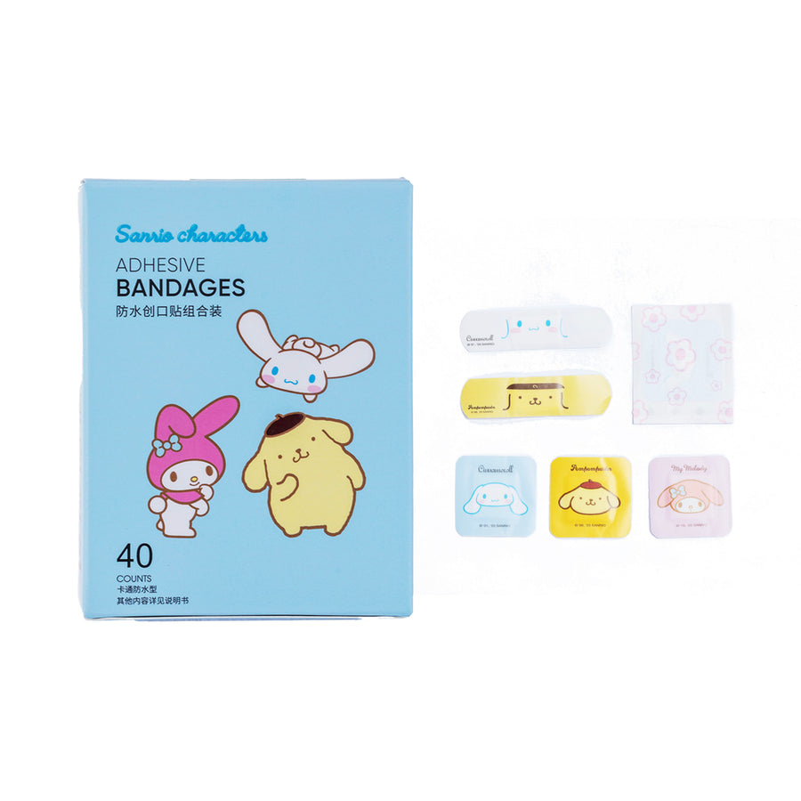 Sanrio Characters Classic Water-Proof Adhesive Bandages (40 pcs)
