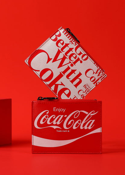 MINISO x Coca-Cola collaboration collection product: wallet