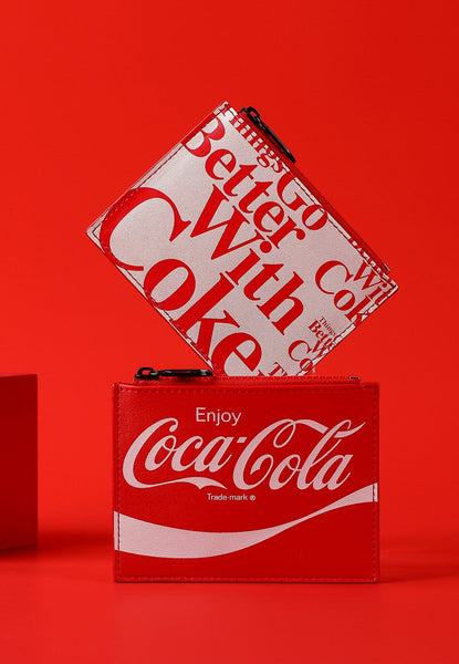 MINISO x Coca-Cola collaboration collection product: wallet