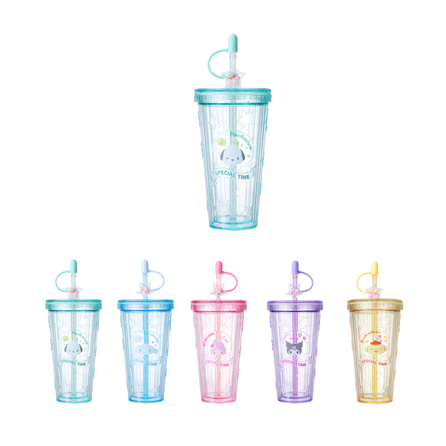 Hello Kitty and Friends Summer Star Tumbler with Straw 420mL