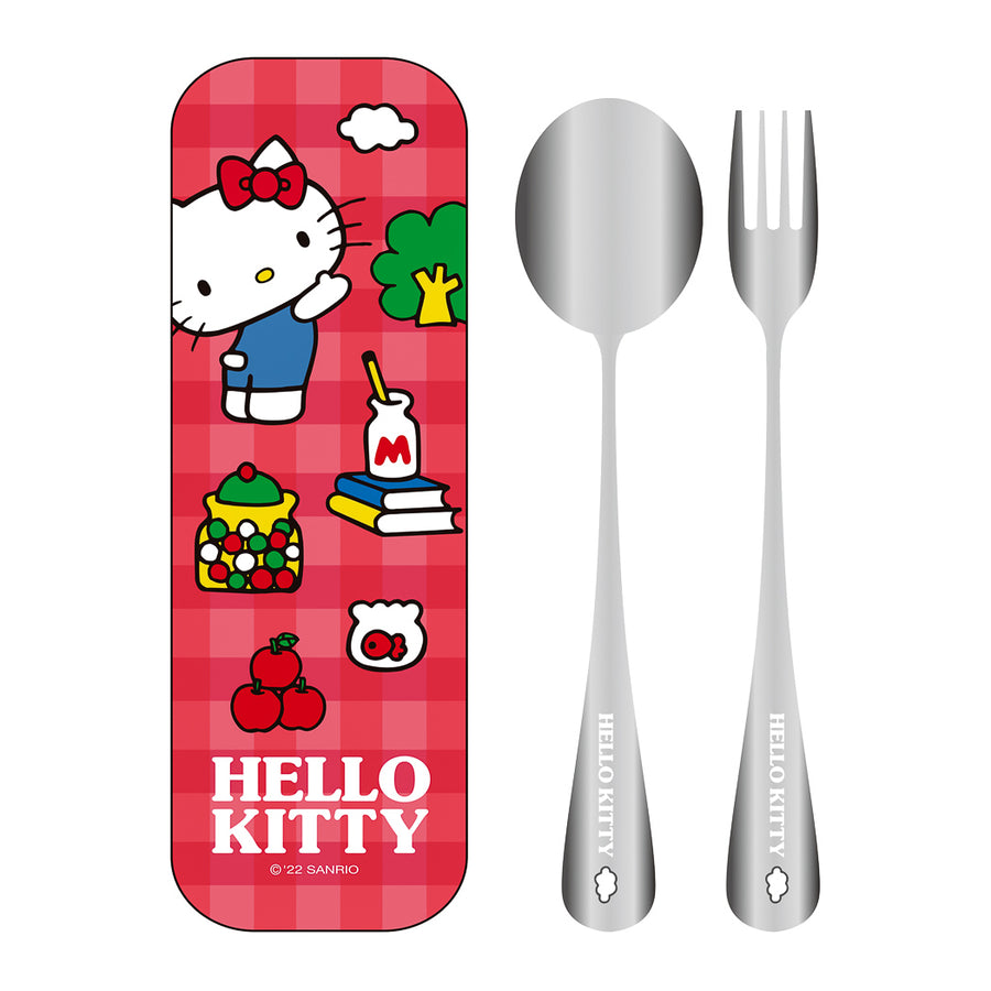 Hello Kitty Adventure Series Flatware Set (Spoon & Fork)