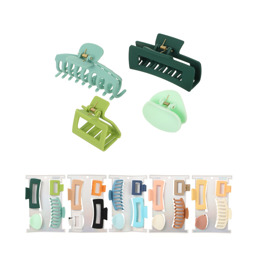 Basic Series Hair Claw Clips (4 pcs)