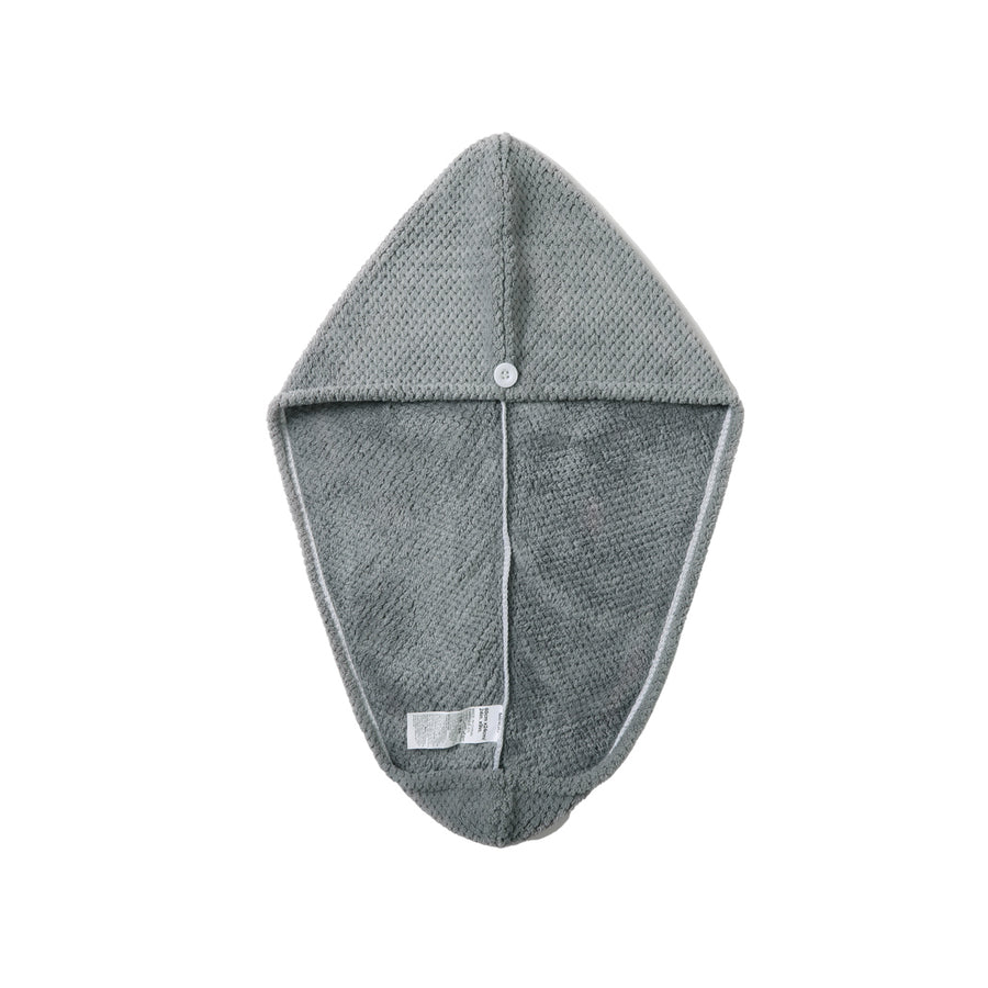 Patterned Absorbent Thick Hair Drying Cap(Gray)