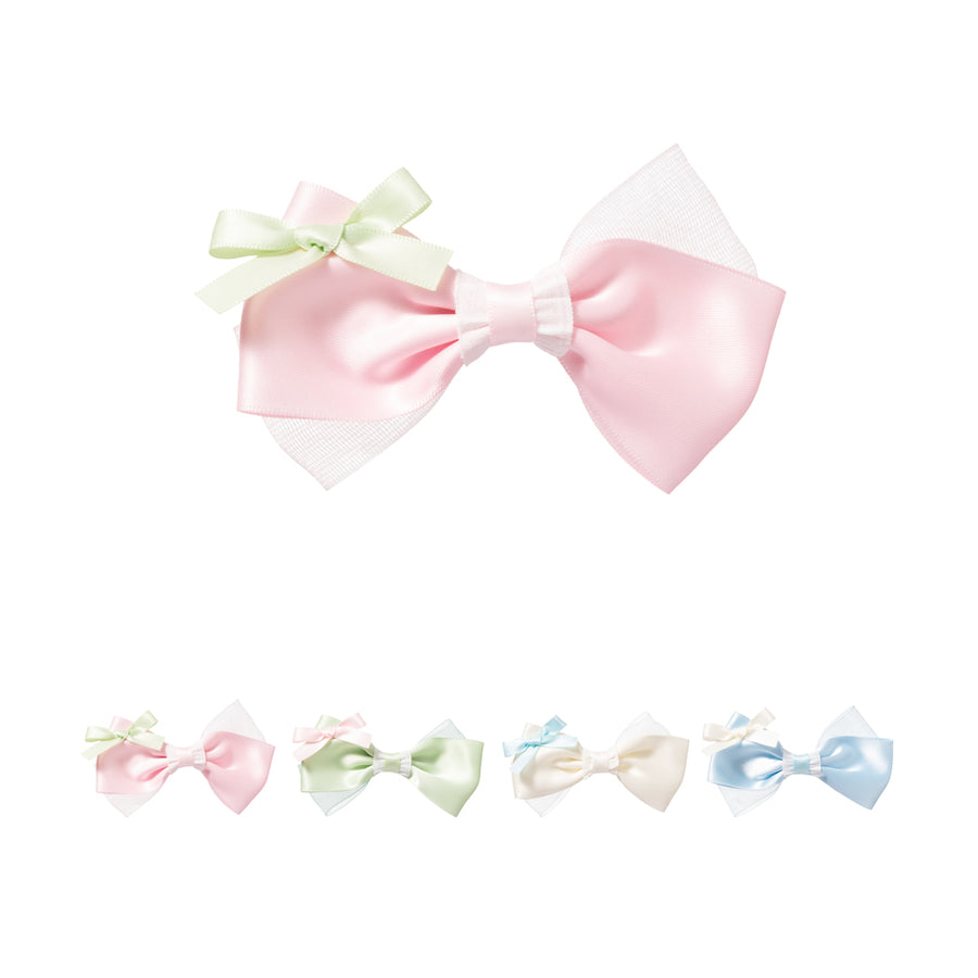 Double Bowknot Hair Clip (1 pc)