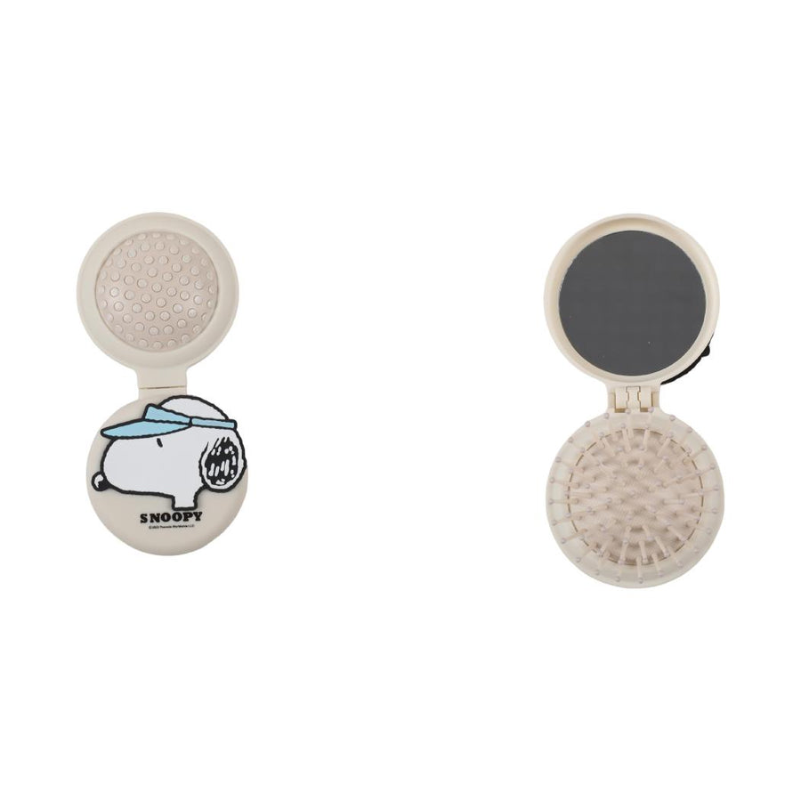 Snoopy Summer Travel Collection Mirror with Brush