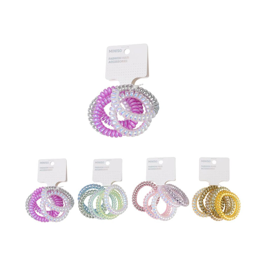 Basic Series Spiral Hair Tie (5 pcs)