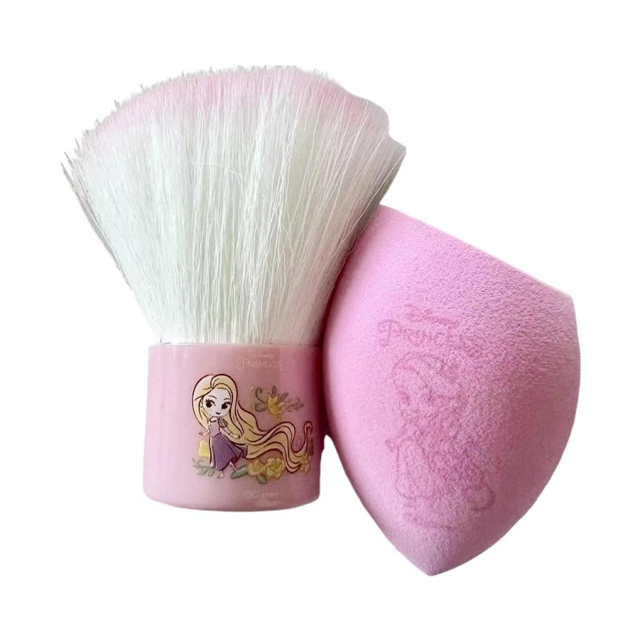 Disney Princess Collection Makeup Brush & Makeup Sponge (Rapunzel)