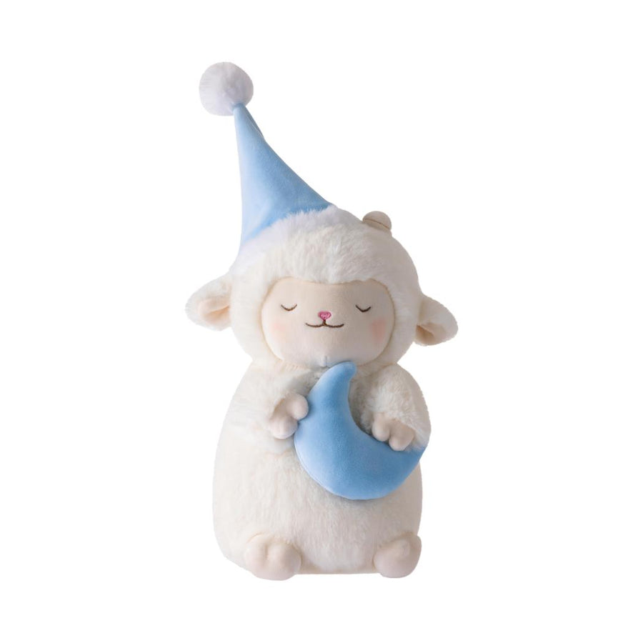 Lamb Baa Collection Sleeping Lamb Plush Toy (Moon)