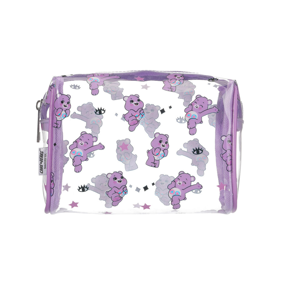 Care Bears Collection All Over Print Translucent Cosmetic Bag(Purple)