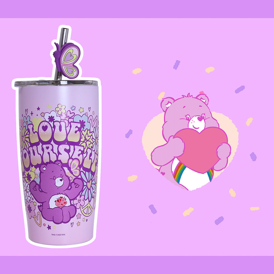 Care Bears Collection Steel Tumbler with Straw (530mL)