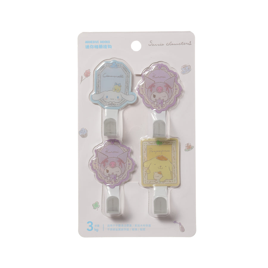 Sanrio characters Mini Photo Album Hooks (4 pcs)