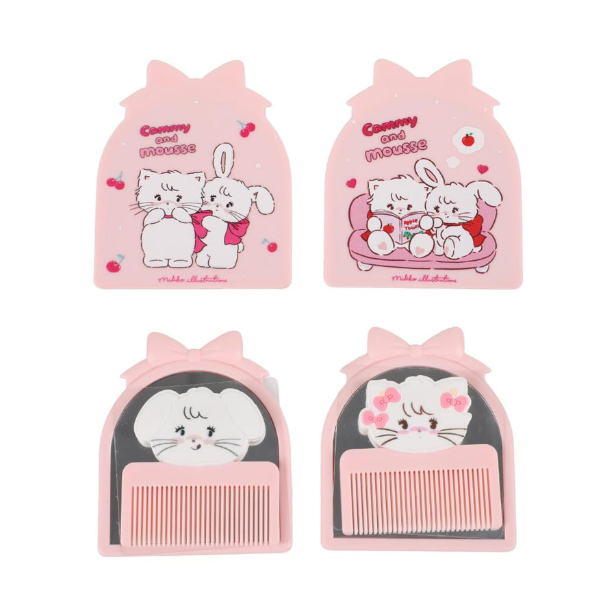 MIKKO Collection Mini Brush with Mirror