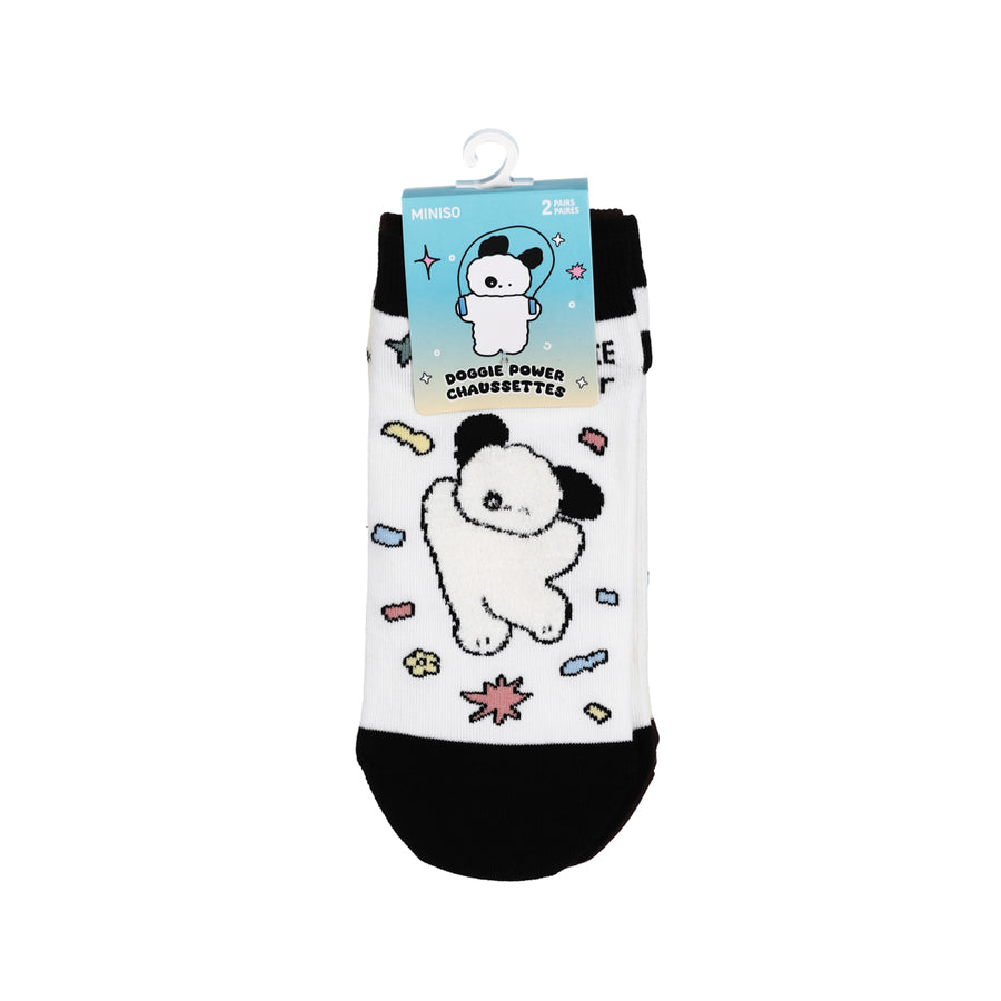 Doggie Power Women's Ankle Socks (2 Pairs)