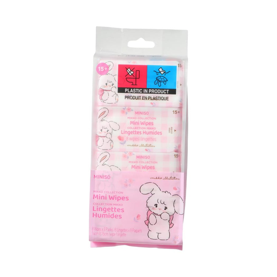 MIKKO Collection Mini Wipes (8 Wipes×8 Packs)