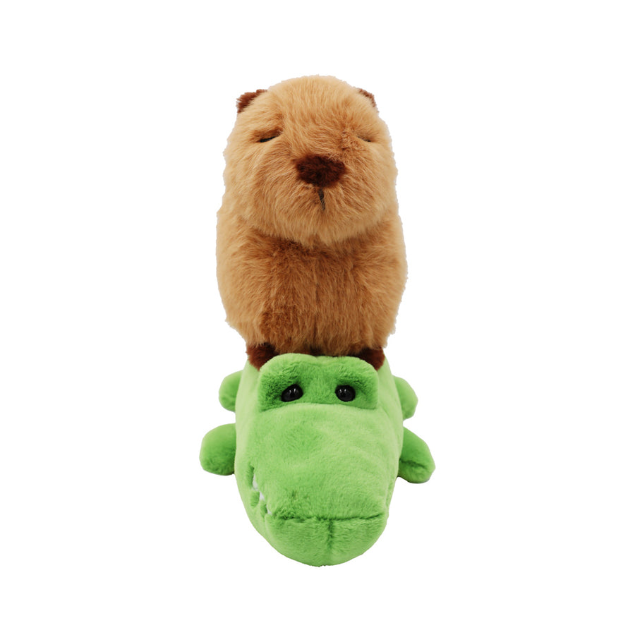 Capybara Collection- On Crocodile Plush Toy
