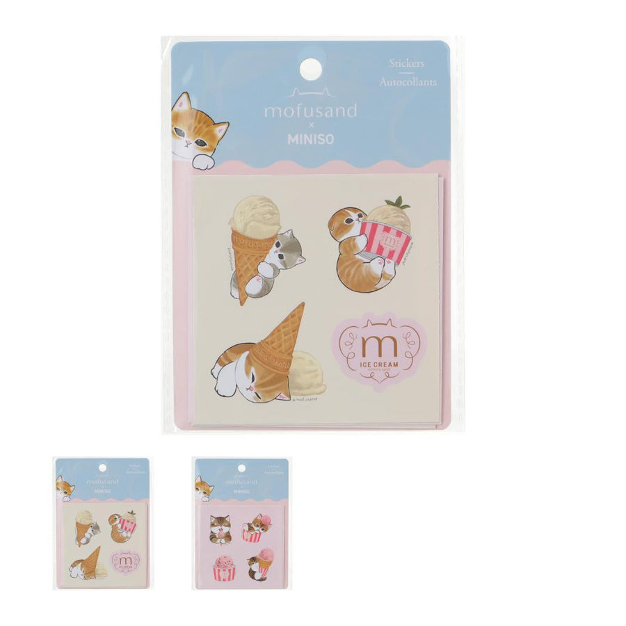 mofusand Ice Cream Collection Stickers