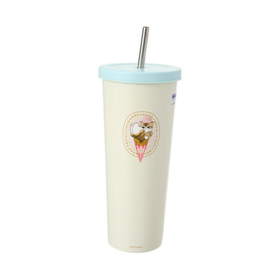Mofusand Ice Cream Collection Straw Bottle(Yellow)
