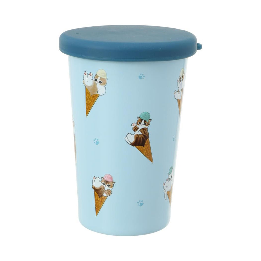 Mofusand lce Cream Collection Coffee Tumbler(Blue)