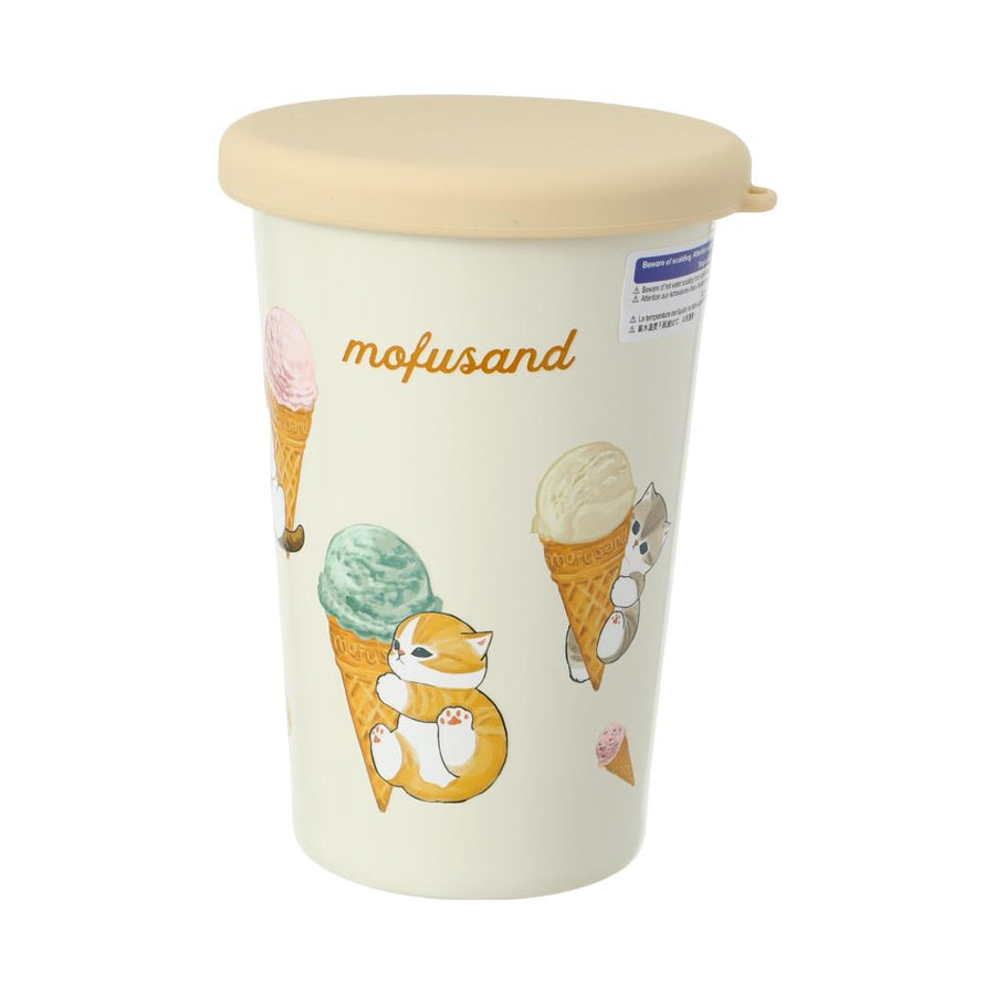 Mofusand lce Cream Collection Coffee Tumbler(Yellow)