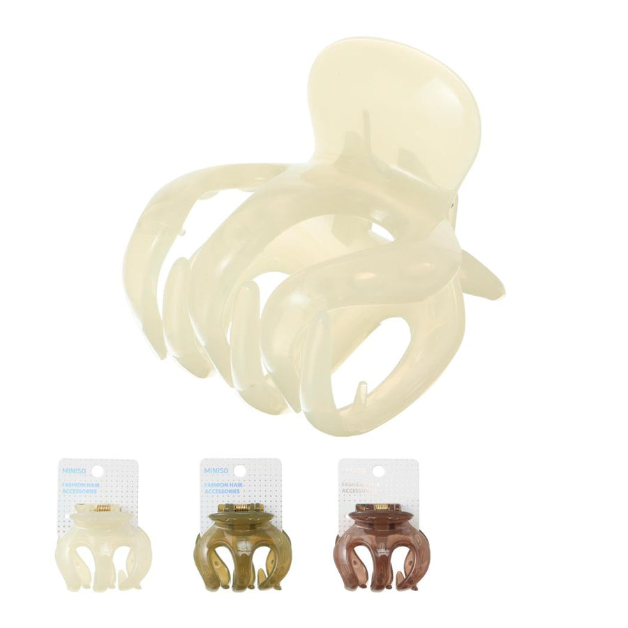 Basic Non-slip Medium Jelly Color Claw Clip