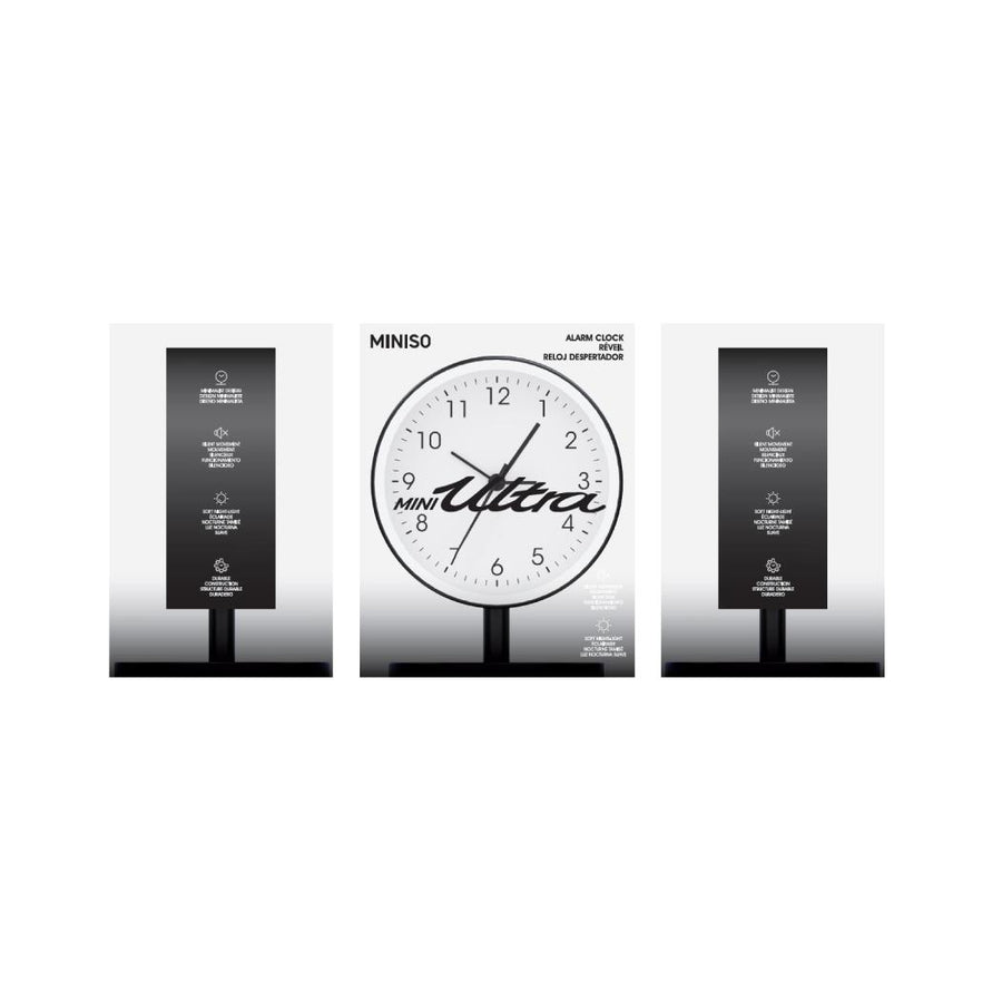 MINI Ultra Series Alarm Clock Model: 2174(White)