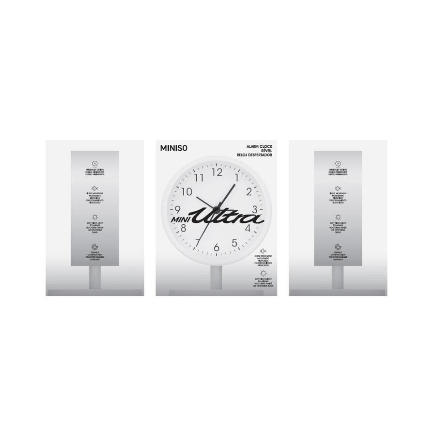 MINI Ultra Series Alarm Clock Model: 2174(Black)