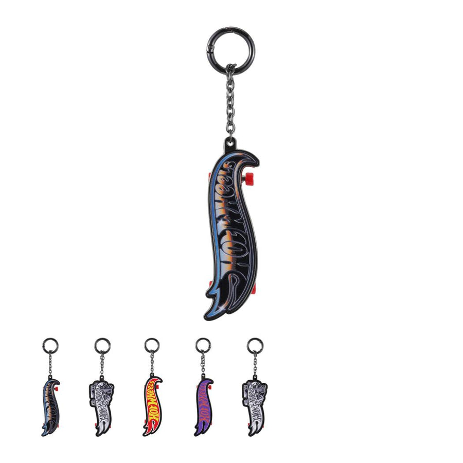 Hotwheels Series Metal Skateboard Keychain