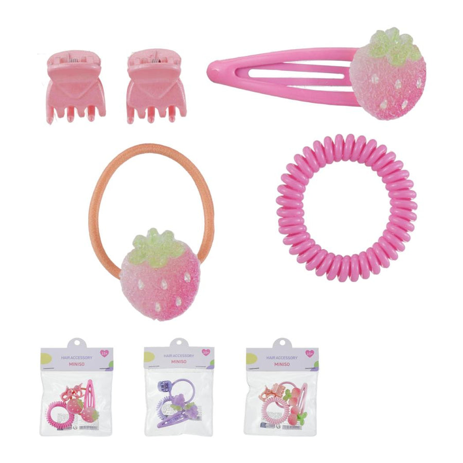 In-Bag Series Fruit Hair Accessories Set (5 pcs)