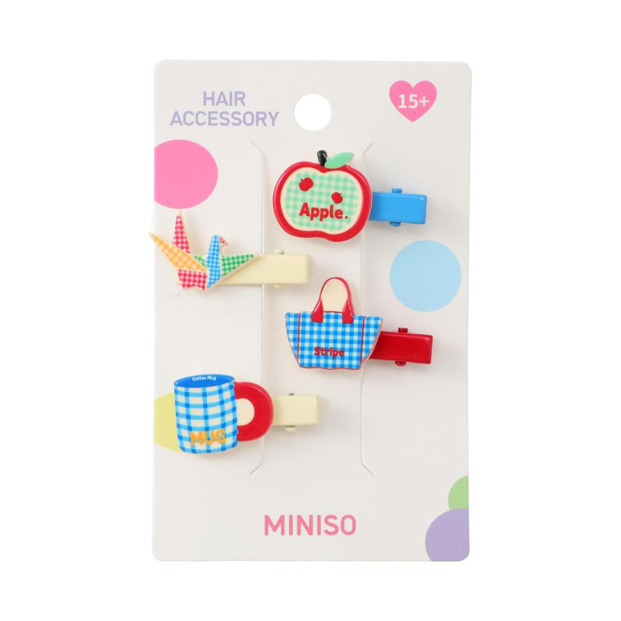 Colorful Series Hair Clips (4 pcs)