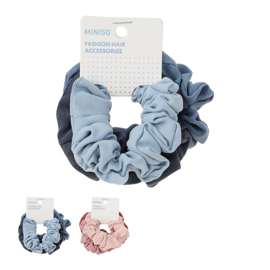 Mocha Series Solid Color Hair Scrunchies (3 pcs)