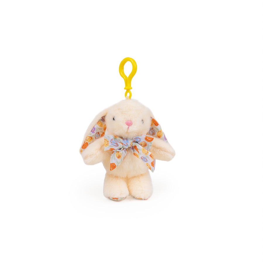 Bow Bunny 6in. Plush Pendant (Yellow)