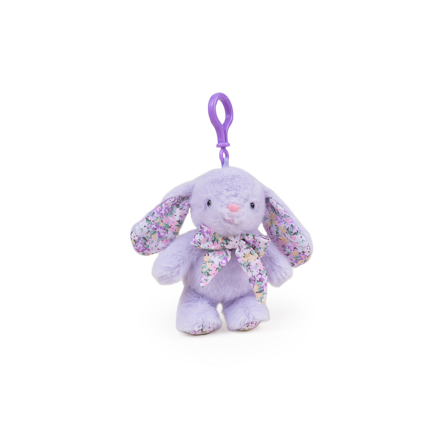 Bow Bunny 6in. Plush Pendant (Purple)