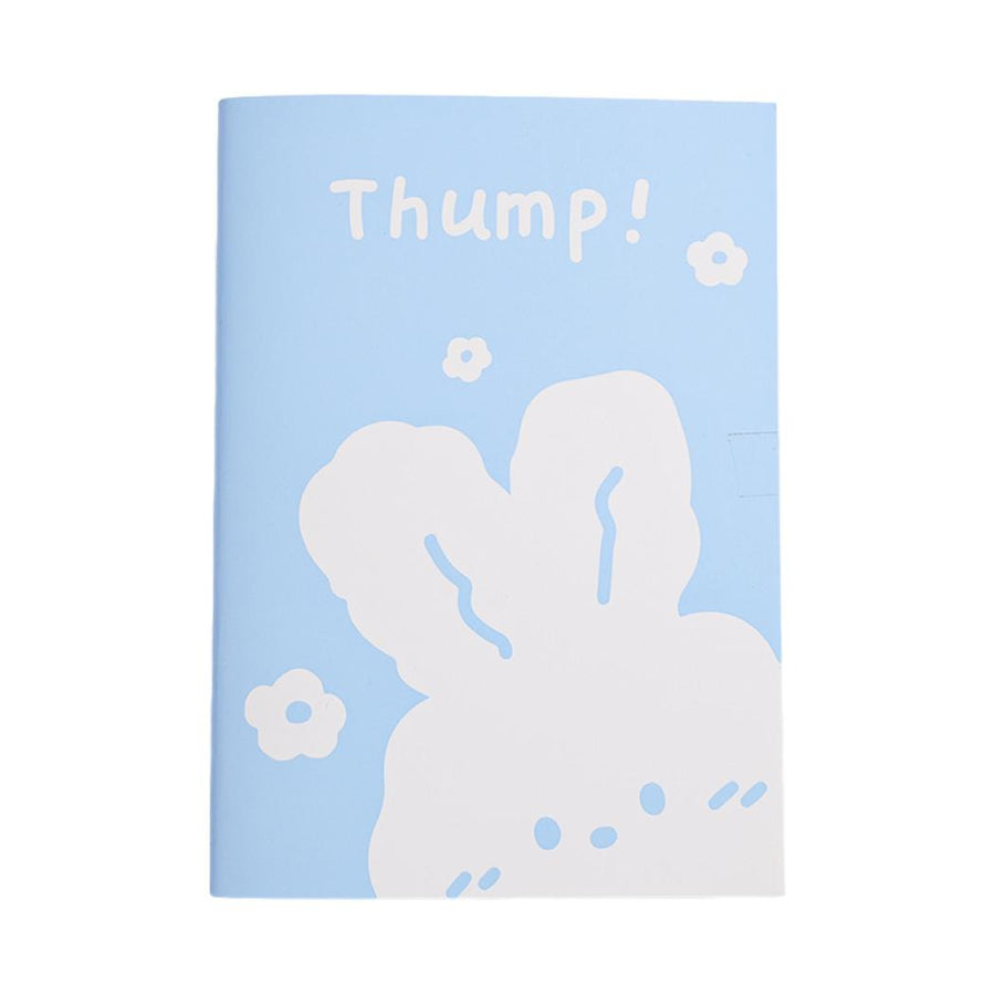 Animal Series A6 Stitch-bound Book (Blue) (40 Sheets)