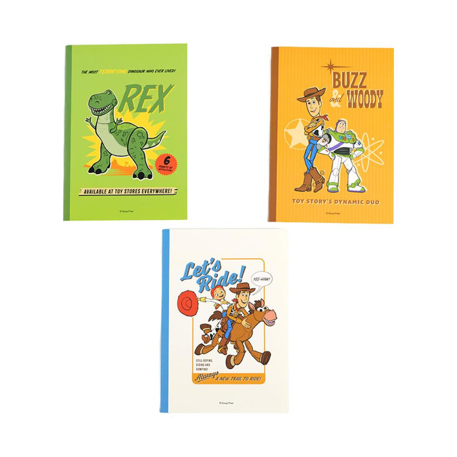 Disney Pixar Collection A5 Stitch-bound Book Set (3 pcs) (28 Sheets)
