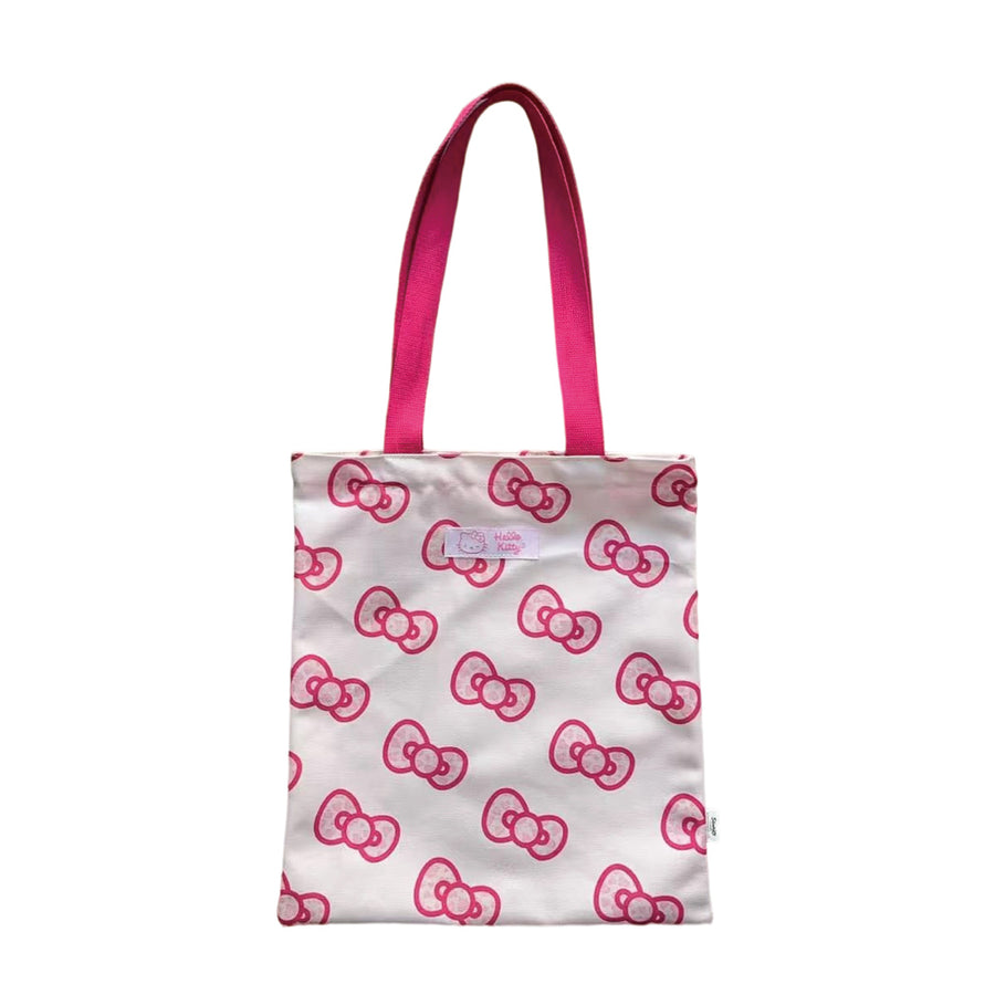 Hello Kitty Leopard Print Bowknot Shopping Bag(Pink)