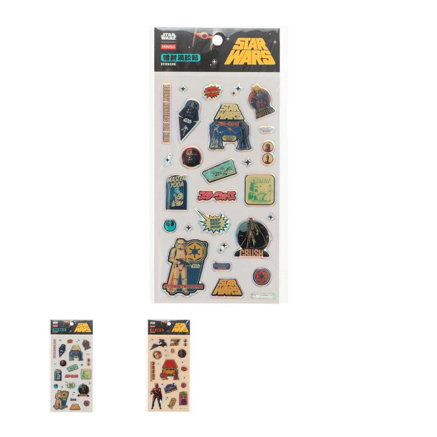 Star Wars Collection Holographic Epoxy Stickers (2 Assorted Designs)