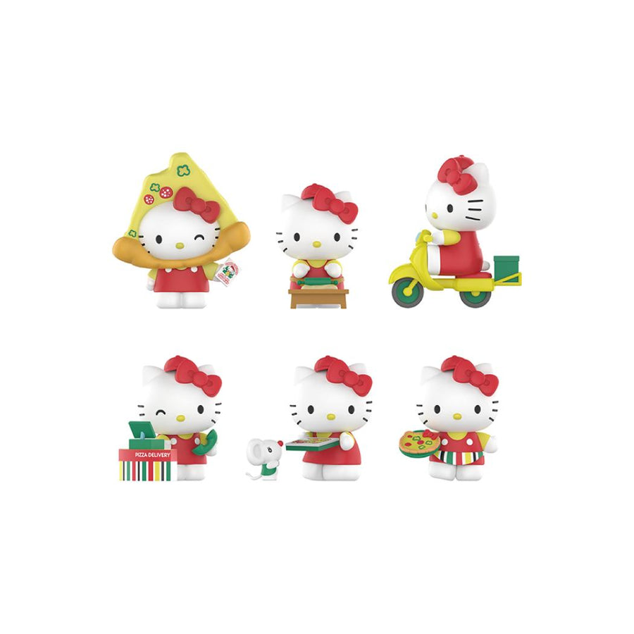 Hello Kitty Pizza Shop Diary Figure Surprise Box