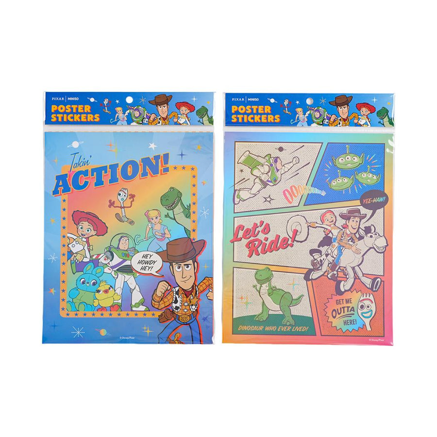 Disney Pixar Collection Holographic Poster Sticker Combination (2 Assorted Designs)