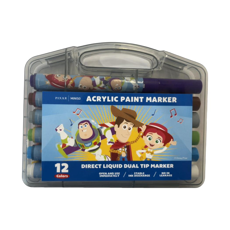 Disney Pixar Collection Acrylic Marker Set (12 Colors)