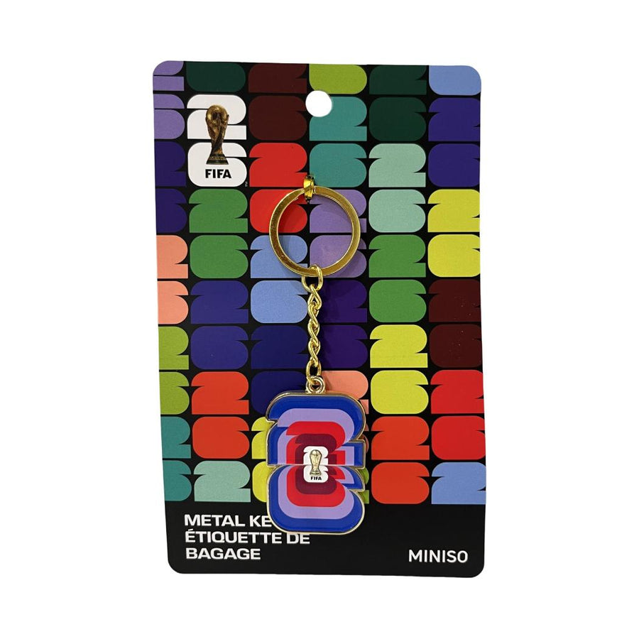 FIFA WORLD CUP 2026 Collection Metal Keychain (Colorful)