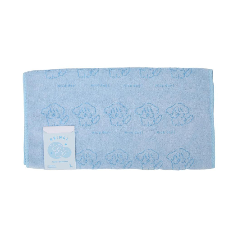 Animal Series Microfiber Towel(Blue)