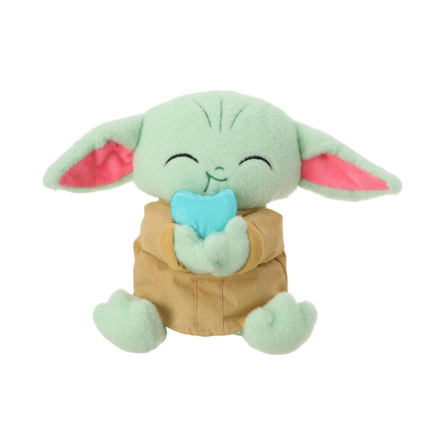 Star Wars Collection 10in. Sitting-posture Grogu Eating Macaron Plush Toy