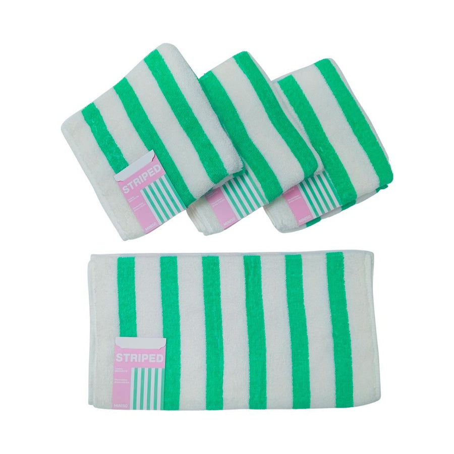 Stripe Series Towel (Green)