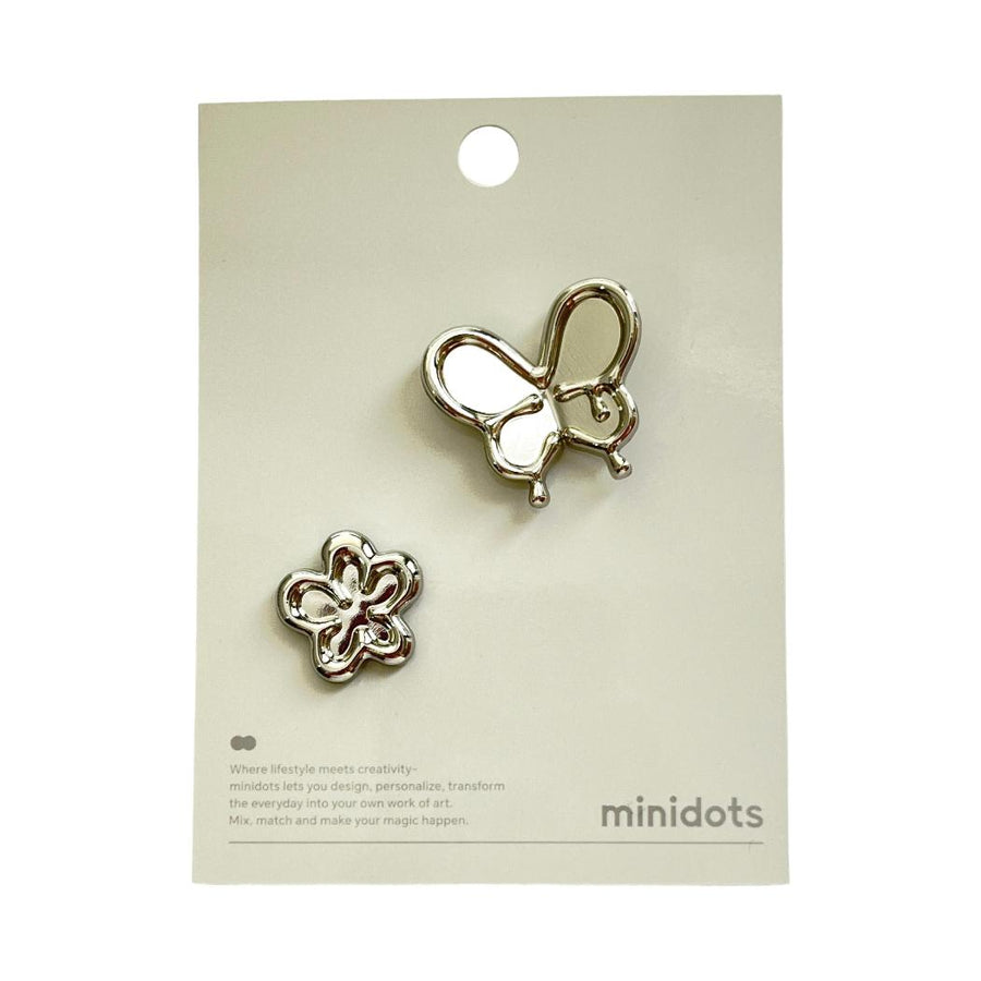 Shiny Butterfly Series Charm(Silvery)