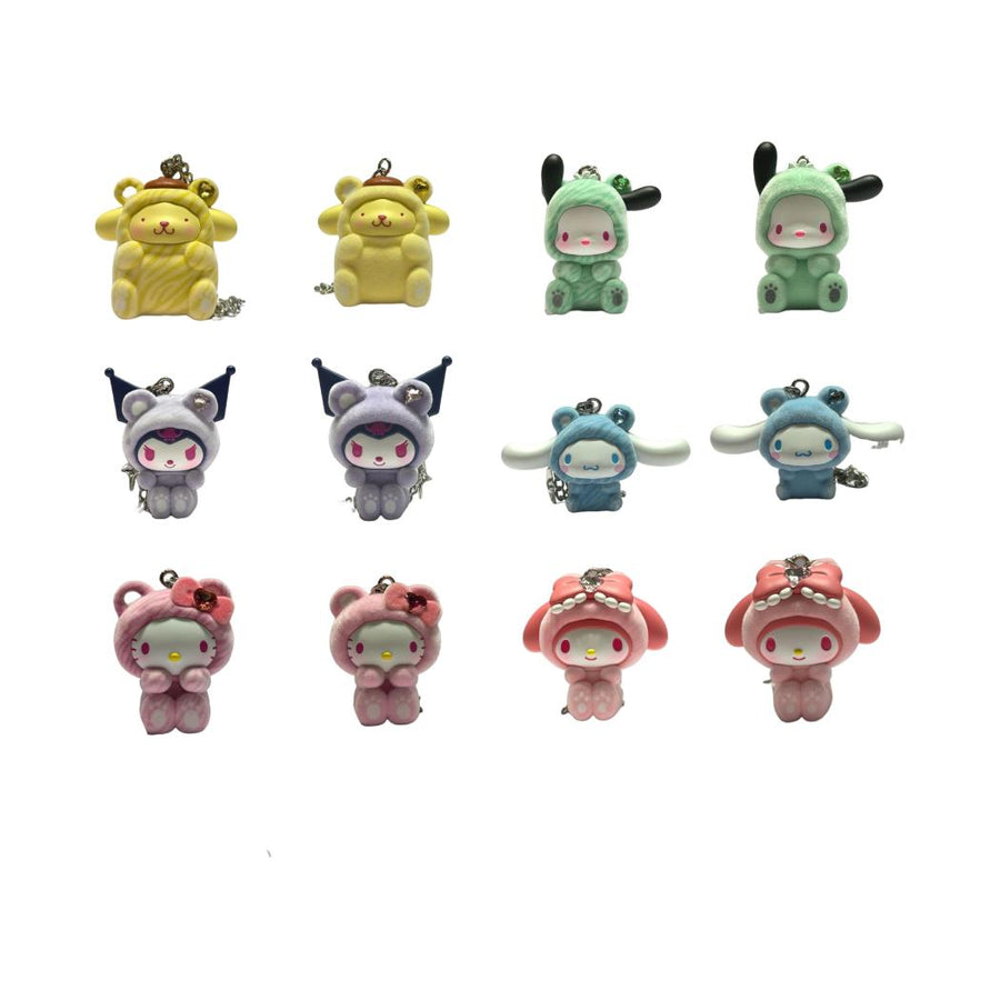 Hello Kitty and Friends Gem Forest Collection Flocked Pendant Surprise Box