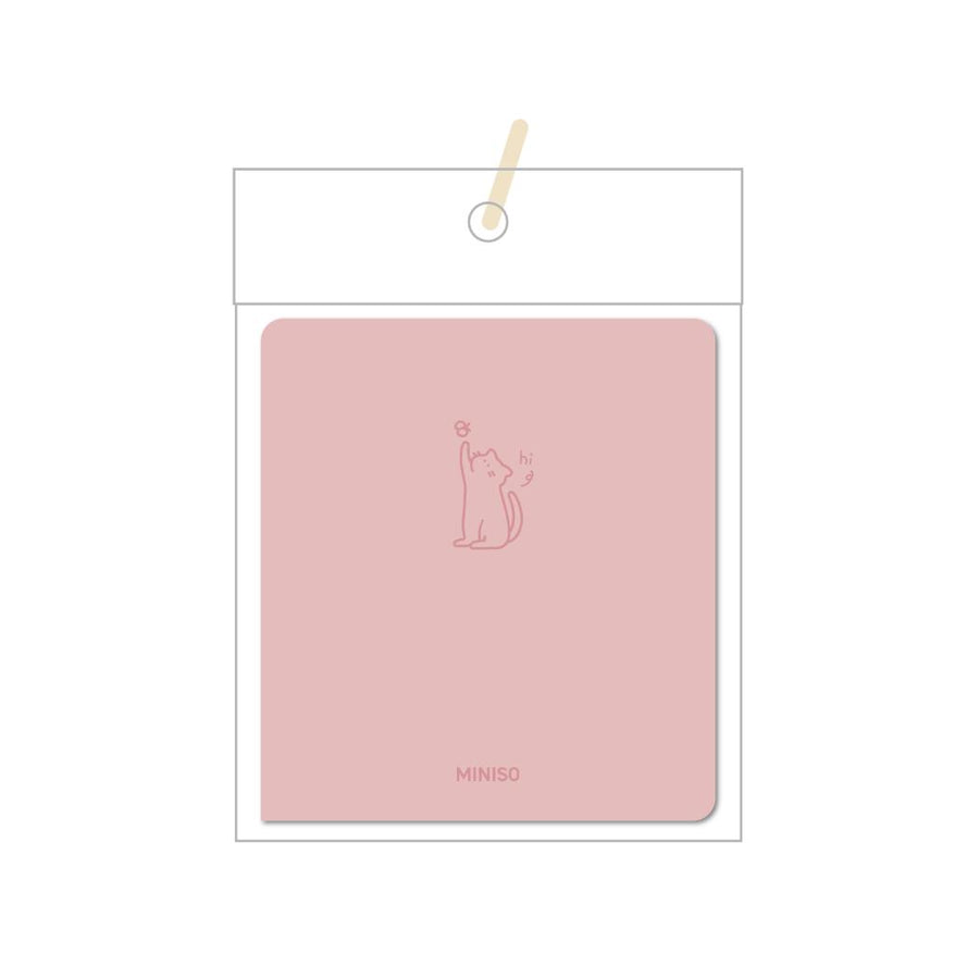 Pocket Series Cat & Dog PU Quadrate Book (Pink) (96 Sheets)