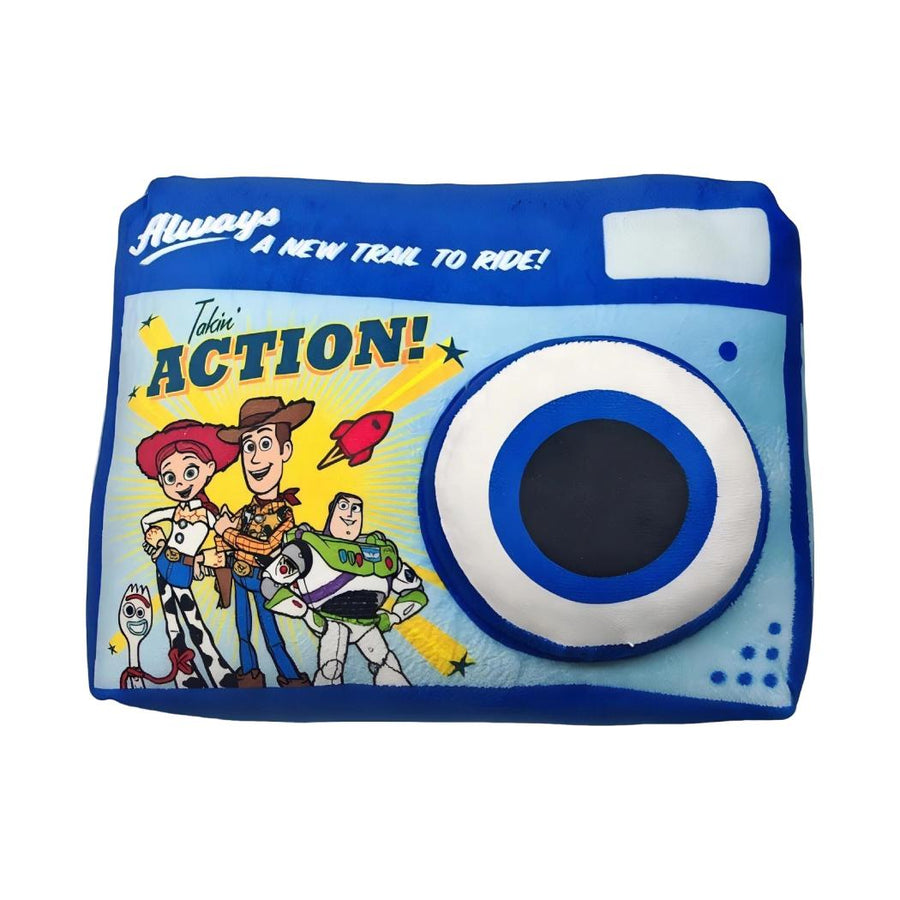 Disney Pixar Collection Reversible Pillow Blanket (Blue Camera)