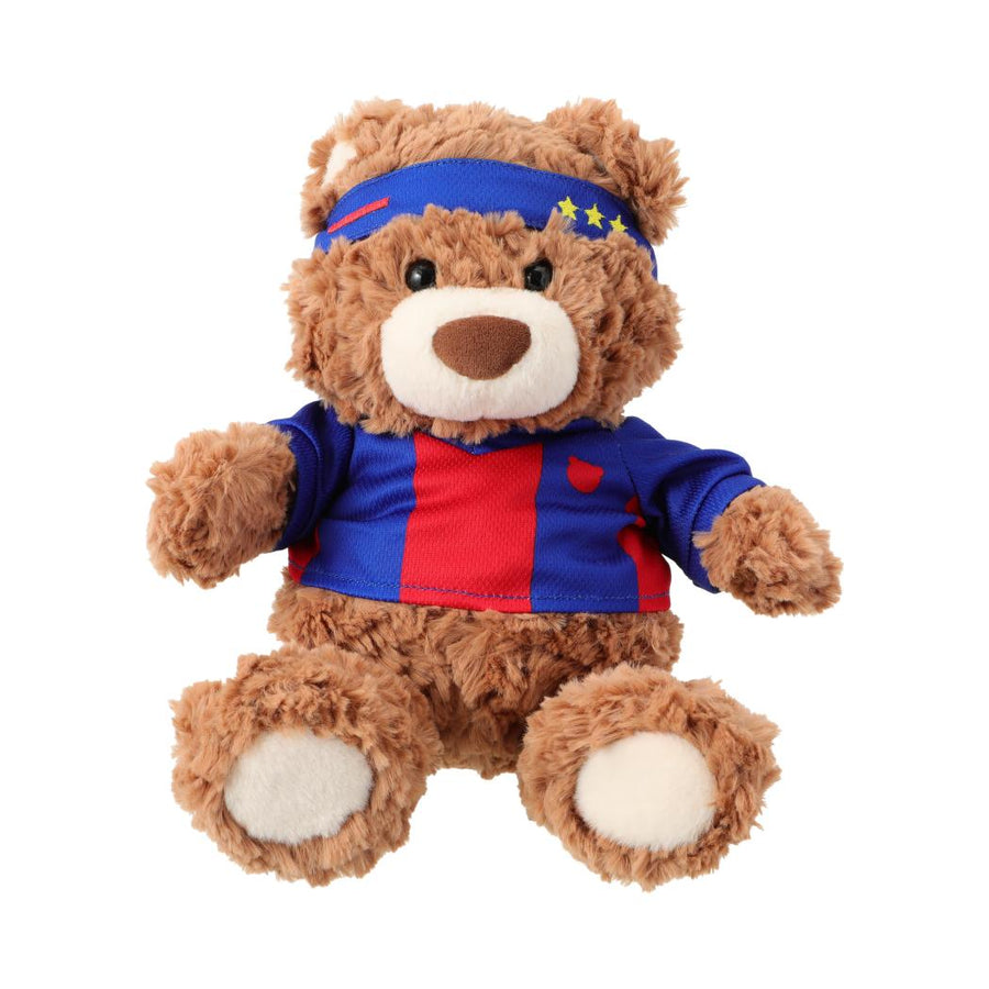 Gift Bear Sports Collection 10in. Sitting-posture Plush Toy (Red & Blue)